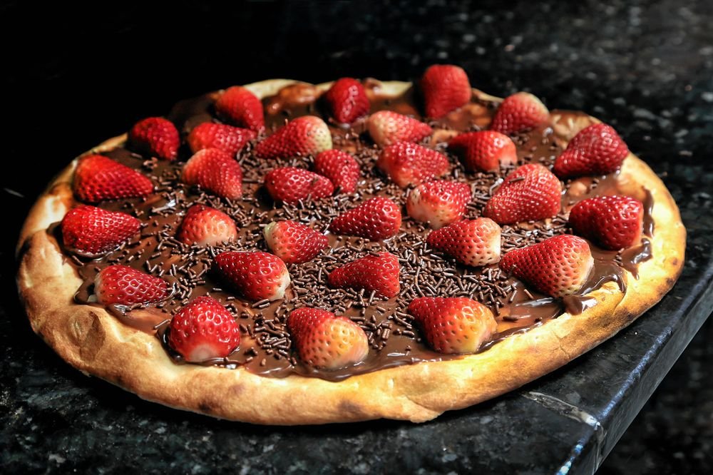 Chocolate com morango